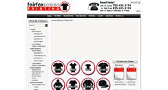 Desktop Screenshot of fairfaxscreenprinting.com